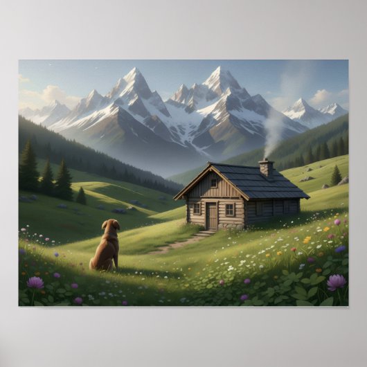 Druck, Wertposter-Papier (Halbglanz) Poster (Vorne)