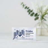 Druckabwaschdienste Visitenkarte (Stehend Vorderseite)