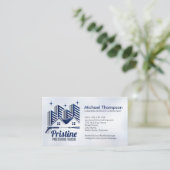 Druckabwaschdienste Visitenkarte (Stehend Vorderseite)