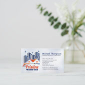 Druckabwaschdienste Visitenkarte (Stehend Vorderseite)