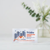 Druckabwaschdienste Visitenkarte (Stehend Vorderseite)