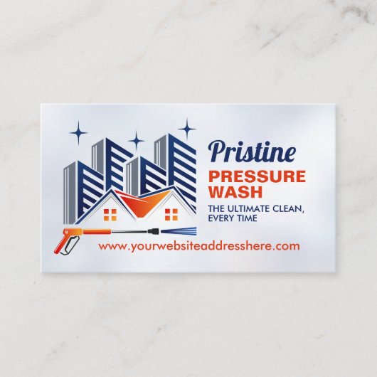 Druckabwaschdienste Visitenkarte (Vorderseite)