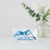 Druckabwaschdienste Visitenkarte (Stehend Vorderseite)