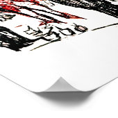 Druckaufdruck Poster (Ecke)