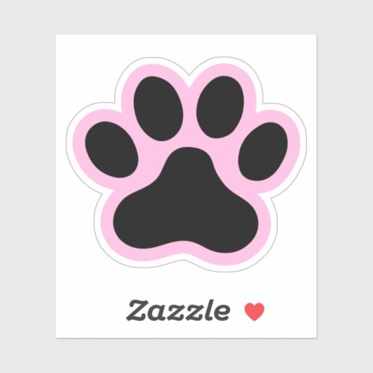 Druckaufkleber in Farbe oder Rosa und Schwarz Aufkleber (Blatt)