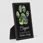 Druckausgabe mit Pet Name und Foto Fotoplatte (Seite)