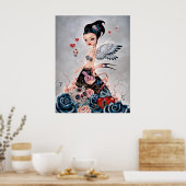 Druckausgabe verlorener Soule Poster (Küche)