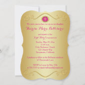 DRUCKband extravagantes Form-heilige Einladung (Rückseite)