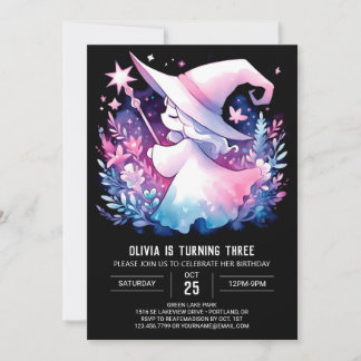 druckbar Adorable Wizard Geburtstag Einladung