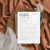 Druckbare Ausfüllung der Blank Vathers Day Card Einladung