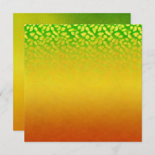 Druckbare Autumnal Fading Blätter Ombre Scrapbook Einladung