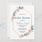 Druckbare Brautdusche Einladung (Vorderseite)