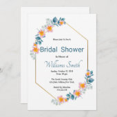 Druckbare Brautdusche Einladung (Vorne/Hinten)