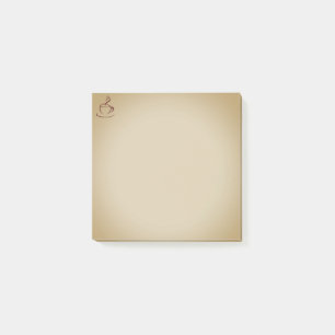 Druckbare Kaffee-Notizzettel   Cozy Minimal Memo  Post-it Klebezettel