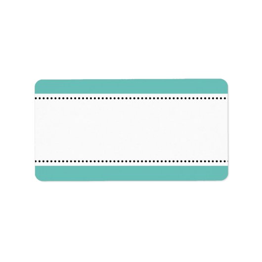 Druckbare leere Adressetiketten mit farbigem Rahme (Vorne)