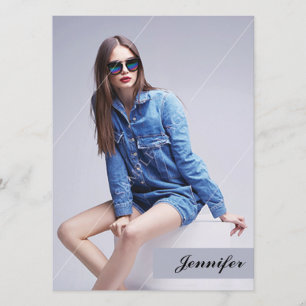 Druckbare MOdeling-Comp-Karte Einladung