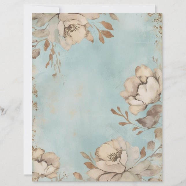 Druckbare Scrapbook-Seite für Junk Journal & Craft (Vorderseite)