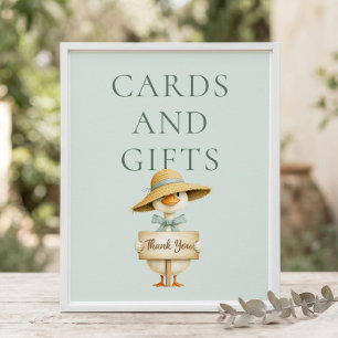 Druckbare Silly Goose Karten Geschenke Schild Baby