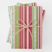 druckbare Streifen aus Waschbändern. Geschenkpapier Set (Beispiel)