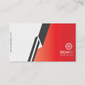 druckbare Visitenkartengestaltung Visitenkarte (Rückseite)