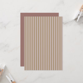 Druckbare Warme Neutrals Kandy Stripe Scrapbooking Einladung