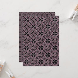 druckbares Dusky-Rose-Fronten-Tile-Scrapbook Einladung