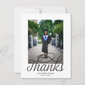 druckbares Foto für einfache Graduate Einladung (Vorderseite)