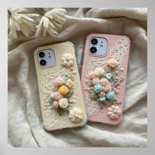 Druckbares Niedliches Foto von Telefonzellen Poster (Vorne)