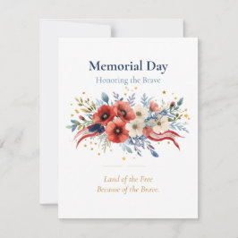 Druckbares Poster zum Floral Memorial Day