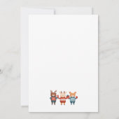 Druckbares Ugly Sweater Bingo Game Feiertagskarte (Rückseite)