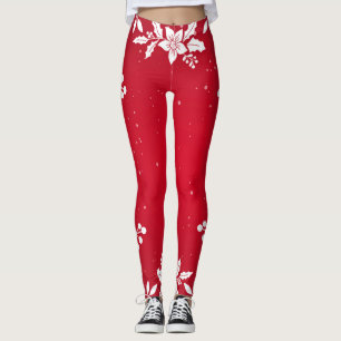 DRUCKBAUMUSTER ROTE Leggings