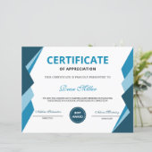 Druckbescheinigung (Stehend Vorderseite)