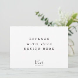 DRUCKBESTELLUNG 7 x 5 Zoll horizontale Landschafts Einladung