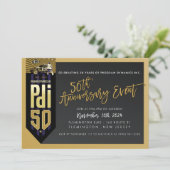 DRUCKBESTELLUNG für Griechenland - 50-jähriges PDI Einladung (Stehend Vorderseite)