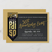 DRUCKBESTELLUNG für Griechenland - 50-jähriges PDI Einladung (Vorne/Hinten)