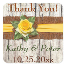 DRUCKBLAU/BAND/Rose Danke, 1,5" Aufkleber