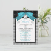 DRUCKbogen aquamarine erste heilige Einladung (Stehend Vorderseite)