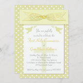 DRUCKBON Gelb 1. Heilige Kommune Einladung (Vorne/Hinten)