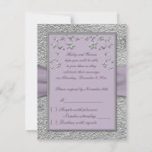 DRUCKBONPLATZ, Zinnflor-RSVP-Karte RSVP Karte (Rückseite)