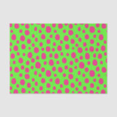 Druckdekouseite für rosa und grüne Neoplade Seidenpapier (Vorderseite)