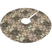 Druckdesign einfügen polyester weihnachtsbaumdecke (Schrägansicht)