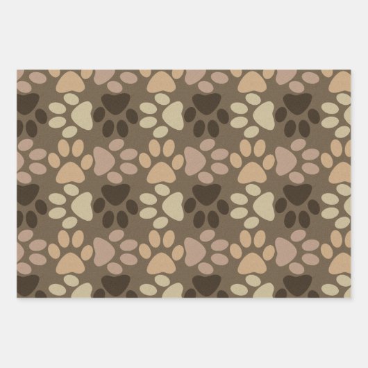 Druckdesign Geschenkpapier Set (Vorderseite)