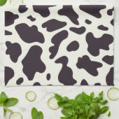 Druckduschvorhang mit Schwarzweißmuster Geschirrtuch (Gefaltet)