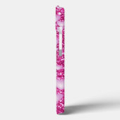 Drucke auf glattem Glitzer, rosa Case-Mate iPhone Hülle (Rückseite / Links)