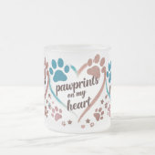 Drucke auf "Mein Herz" - farbenfrohe Mattierte Beg Mattglastasse (Mittel)