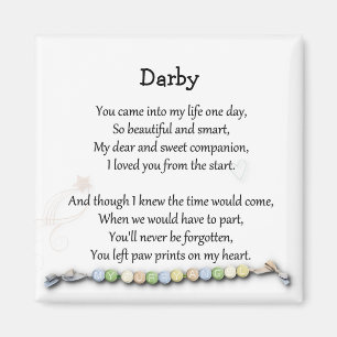 Drucke auf meinem Gedenkmagnet für Herzklopfen Magnet