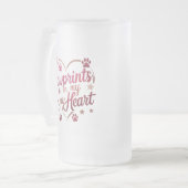 Drucke auf My Heart - Rose Rosa Mattierte Tasse 16 (Vorderseite Links)