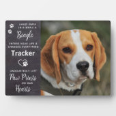 Drucke auf unserem Beagle zur Erinnerung an den Hu Fotoplatte (Vorderseite)