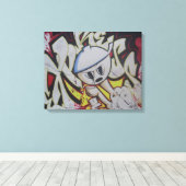 Drücke deine Wege... Leinwanddruck (Insitu (Holzboden))