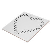 Drucke im Herzen Fliese (Seite)